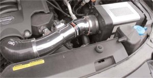 Nissan Titan Performance Air Intake - Injen - Power-Flow with Power Box + MR Technology - Wrinkle Black - `04-`15
