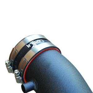 Toyota Tacoma Performance Air Intake - Injen - Power-Flow Intake System, Wrinkle Black, Short-Ram with Air Fusion and Heat Shield - Black - `16-`20