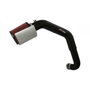 Jeep Rubicon Performance Air Intake - Injen - Power-Flow System with Diamond Plate Heat Shields - Wrinkle Black - `04-`06