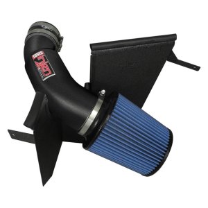 Dodge Durango Performance Air Intake - Injen - Power-Flow Short Ram, MR Technology, SuperNano-Web Dry Filter, with Heat Shield - Wrinkle Black - `18-`23