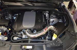 Dodge Durango Performance Air Intake - Injen - Power-Flow, SuperNano-Web Dry Filter - Polished - `11-`23