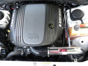 Dodge Magnum Performance Air Intake - Injen - Power-Flow with MR Technology - Wrinkle Black - `05-`09