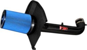 GMC Sierra Performance Air Intake - Injen - Power-Flow Short Ram Intake with MR Technology - Wrinkle Black - 2014