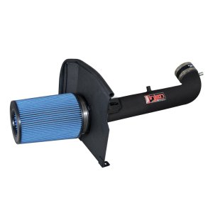 GMC Sierra Performance Air Intake - Injen - Power-Flow Short Ram Intake with MR Technology - Wrinkle Black - 2014