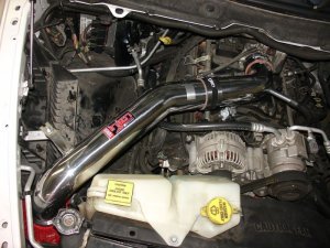 Dodge Ram 1500 Performance Air Intake - Injen - Power-Flow (PF) Intake System w/MR Technology - Wrinkle Black - `03-`08