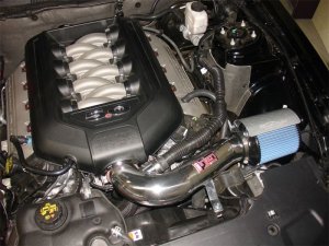 Ford Mustang Performance Air Intake - Injen - Power-Flow Short Ram w/ MR Technology - Wrinkle Black - `11-`14