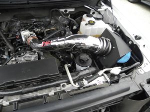 Ford F-150 Performance Air Intake - Injen - Power-Flow with MR Technology and Air Fusion - Wrinkle Black - `09-`10