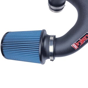 Ford Ranger Performance Air Intake - Injen - PF9071 Short Ram Cold Air Intake - Wrinkle Black - `19-`20