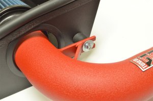 Polaris Slingshot Performance Air Intake - Injen - Short Ram Intake w/ Heat Shield - Wrinkle Red - `15-`17