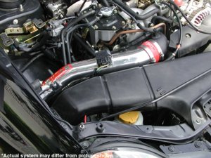 Subaru Impreza Performance Air Intake - Injen - RD Series Cold Air Intake + SuperNano-Web Dry Filter - Polished - `02-`07
