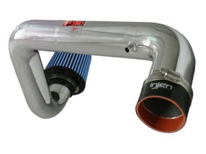 Acura Integra Performance Air Intake - Injen - RD Series Cold Air Intake + SuperNano-Web Dry Filter - Polished - `97-`01