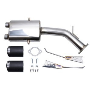 Hyundai Veloster Performance Exhaust - Rear - Injen - Axle Back, SES1342AB - Dual Carbon Fiber Tips - `19-`21