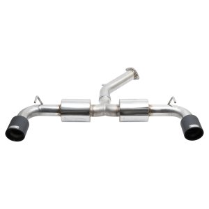 Hyundai Veloster N Performance Exhaust - Injen - Axle Back, Dual Exit, Stainless Steel, Dual Carbon Fiber Tips - Carbon Tips - `19-`22