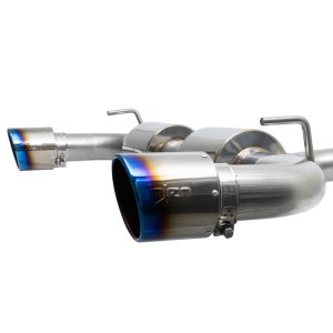 Hyundai Veloster N Performance Exhaust - Rear - Injen - Axle Back with Burnt Titanium Tips - `19-`22