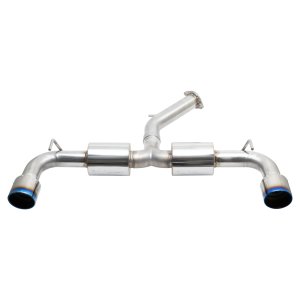 Hyundai Veloster N Performance Exhaust - Rear - Injen - Axle Back with Burnt Titanium Tips - `19-`22