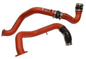 Honda Civic Si Intercooler Pipe Kit - Injen - Hot/Cold Side Pipes - Wrinkle Red - `17-`20