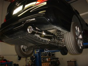 Honda Civic Si Performance Exhaust - Rear - Injen - Axle-Back, Stainless Steel, Resonated Tips - `12-`15