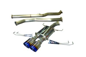 Honda Civic Type-R Performance Exhaust - Injen - Cat Back - Dual Burnt Titanium - `17-`21