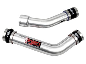 Mitsubishi Lancer Intercooler Pipe Kit - Upper - Injen - SES1837ICP + Stainless Steel - Polished - `09-`12