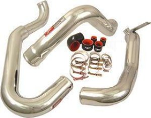 Mitsubishi Evolution Intercooler Pipe Kit - Injen - SES (Part No. SES1898ICP) - Polished - `03-`07