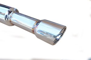 Nissan Sentra Performance Exhaust - Injen - Axle-Back, Stainless Steel, 3.5 in. Single Wall Resonated Rolled Tips - Polished - `17-`19 Nissan Sentra Performance Exhaust - Injen - Axle-Back, Stainless Steel, 3.5 in. Single Wall Resonated Rolled Tips - Polished - `17-`19