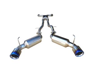 Infiniti G37 Performance Exhaust - Injen - Cat Back, Dual Exit, SES TT Edition - Titanium - `08-`13