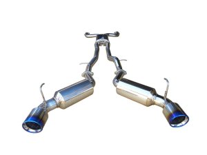 Infiniti G37 Performance Exhaust - Injen - Cat Back, Dual Exit, SES TT Edition - Titanium - `08-`13