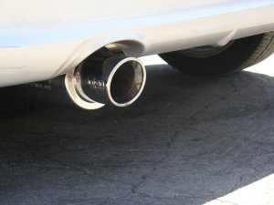 Scion tC Performance Exhaust - Injen - Axle Back w/Rolled Lip - Polished - `11-`16