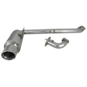 Scion tC Performance Exhaust - Injen - Axle Back w/Rolled Lip - Polished - `11-`16