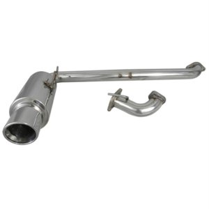 Scion tC Performance Exhaust - Injen - Axle Back w/Rolled Lip - Polished - `11-`16