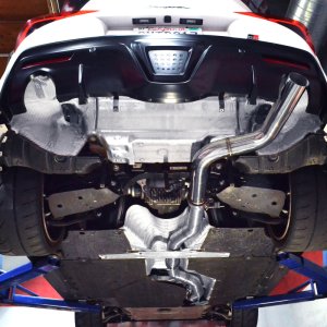 Toyota GR Supra Performance Exhaust - Single Exit - Injen - Race Series Cat Back - `20-`23