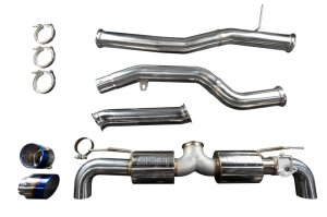 Toyota Supra Performance Exhaust - Injen - Cat Back - Burnt Titanium - `20-`23