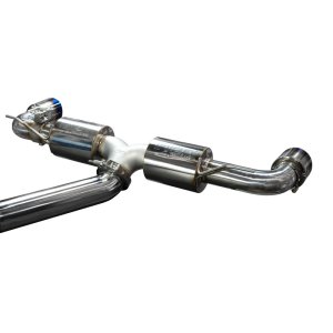 Toyota Supra Performance Exhaust - Injen - Cat Back - Burnt Titanium - `20-`23