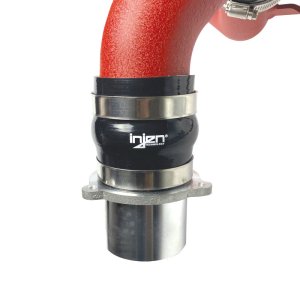 Volkswagen GTI Intercooler Pipe Kit - Injen - Wrinkle Red SES - Red - `15-`17