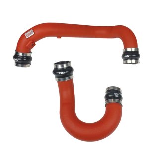 Audi S5 Intercooler Pipe Kit - Injen - Wrinkle Red - Wrinkle Red - `18-`21
