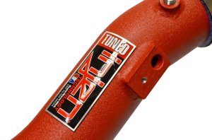 Cadillac ATS Intercooler Pipe Kit - Injen - SES Intercooler Pipes - Wrinkle Red - `13-`17