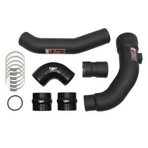 Ford F-450 Intercooler Pipe Kit - Injen - Wrinkle Black - `17-`22