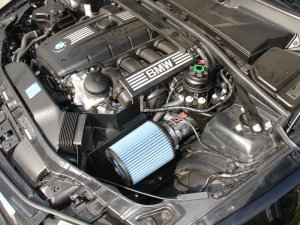 BMW 1 Series Performance Air Intake - Injen - SP Series Short Ram with Heat Shield, MR Technology + Air Fusion, SuperNano-Web Dry Filter - Polished - `08-`13