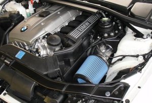 BMW 1 Series Performance Air Intake - Injen - SP Series Short Ram with Heat Shield, MR Technology + Air Fusion, SuperNano-Web Dry Filter - Polished - `08-`13