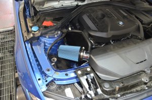BMW 3 Series Performance Air Intake - Injen - SP Short Ram Air Intake System - Polished - `16-`18