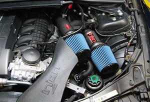 BMW 335i Performance Air Intake - Injen - SP Series Short Ram, Twin Intake, MR Technology - Wrinkle Black - `07-`10