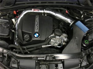 BMW 135i Performance Air Intake - Injen - Short Ram with MR Technology and Air Fusion - Polished - `11-`13