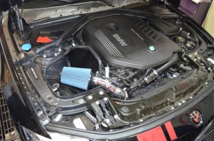 BMW 3 Series Performance Air Intake - Injen - SP Series Cold Air Intake with MegaRam Technology - Wrinkle Black - `16-`19