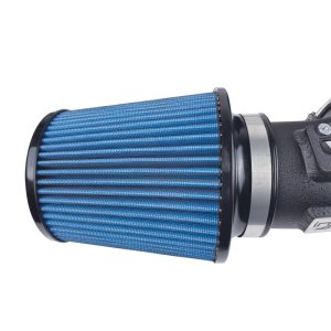 BMW 3 Series Performance Air Intake - Injen - SP Aluminum Series Short Ram (SP1140WB), 4.00 in 6061-T6 mandrel-bent tube, SuperNano-Web dry filter - Wrinkle Black - `20-`25