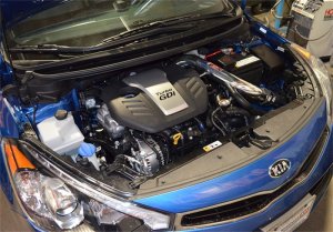 Kia Forte Koup Performance Air Intake - Injen - SP Series, MR Technology, SuperNano-Web - Black - `14-`17