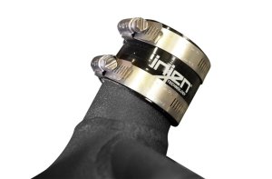 Kia Stinger Performance Air Intake - Injen - SP1350 Short Ram, Dual Intake, Injen SuperNano-Web Dry Air Filter - Wrinkle Black - `18-`23