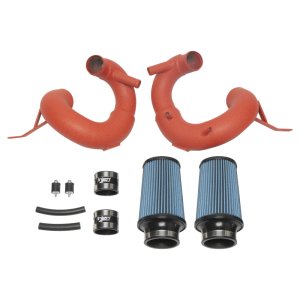 Kia Stinger Performance Air Intake - Injen - Short Ram, SP1350 - Wrinkle Red - `18-`23