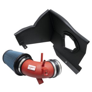 Kia Stinger Performance Air Intake - Injen - SP Series Short Ram - Wrinkle Red - `22-`23