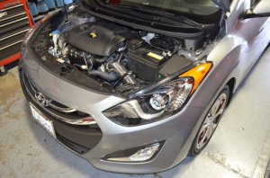 Hyundai Elantra Performance Air Intake - Injen - SP Series with MR Technology - Polished - `11-`16