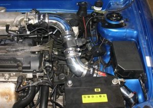 Hyundai Tiburon Performance Air Intake - Injen - SP Series with MR Technology - Polished - `04-`08